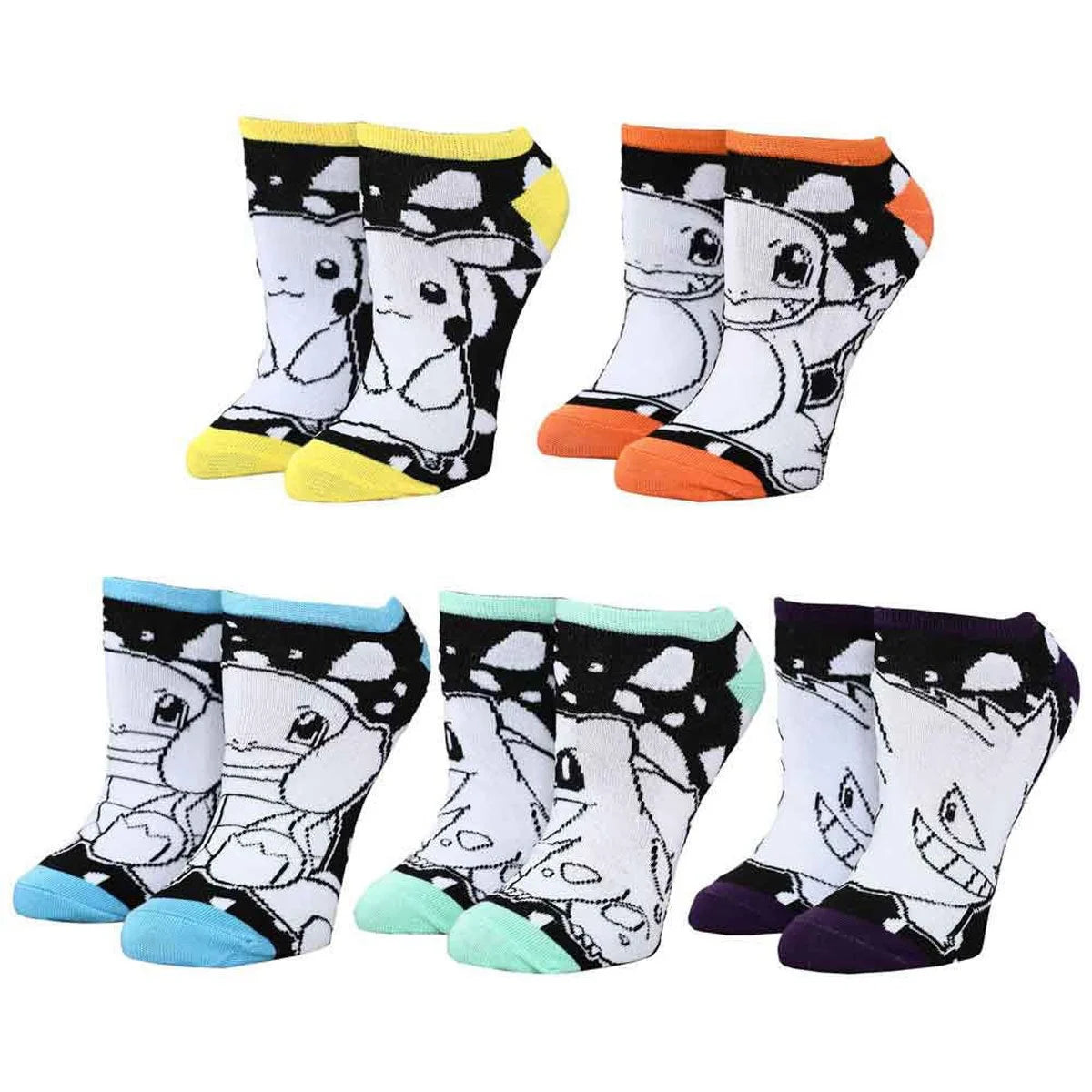 Pokémon Multi-Characters Youth Ankle Socks